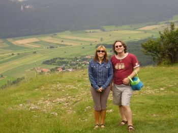 Phill and Tina on the Hohe Wand